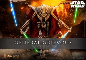 General Grievous Star Wars Movie Masterpiece Diecast 1/6 Action Figure by Hot Toys