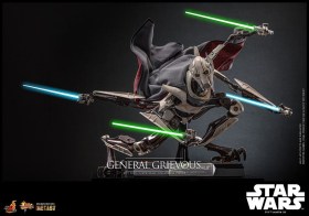 General Grievous Star Wars Movie Masterpiece Diecast 1/6 Action Figure by Hot Toys