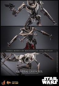 General Grievous Star Wars Movie Masterpiece Diecast 1/6 Action Figure by Hot Toys