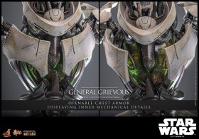 General Grievous Star Wars Movie Masterpiece Diecast 1/6 Action Figure by Hot Toys