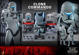 Clone Commando The Bad Batch Star Wars 1/6 Action Figure by Hot Toys