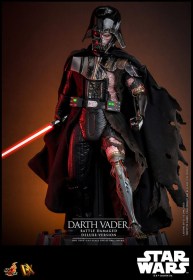 Darth Vader (Battle Damaged) Deluxe Version Star Wars 1/6 Action Figure by Hot Toys