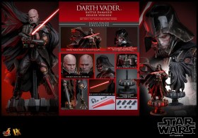 Darth Vader (Battle Damaged) Deluxe Version Star Wars 1/6 Action Figure by Hot Toys