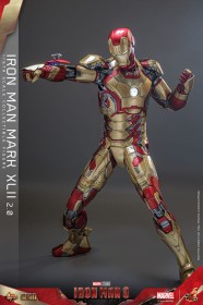 Iron Man Mark XLII (2.0) Iron Man 3 Movie Masterpiece Diecast 1/6 Action Figure by Hot Toys