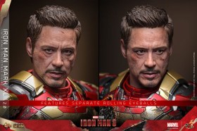 Iron Man Mark XLII (2.0) Iron Man 3 Movie Masterpiece Diecast 1/6 Action Figure by Hot Toys