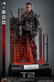 T-800 Battle Damaged Version 2.0 Terminator 2 Movie Masterpiece 1/6 Action Figure by Hot Toys