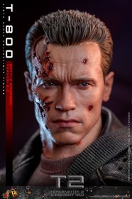 T-800 Battle Damaged Version 2.0 Terminator 2 Movie Masterpiece 1/6 Action Figure by Hot Toys