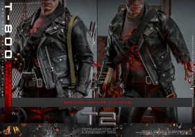 T-800 Battle Damaged Version 2.0 Terminator 2 Movie Masterpiece 1/6 Action Figure by Hot Toys