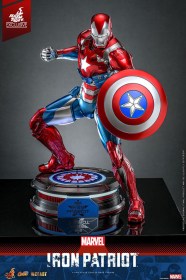 Iron Patriot Exclusive Marvel Comic Diecast Masterpiece 1/6 Action Figure by Hot Toys