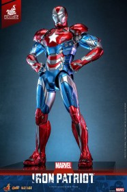 Iron Patriot Exclusive Marvel Comic Diecast Masterpiece 1/6 Action Figure by Hot Toys