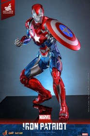 Iron Patriot Exclusive Marvel Comic Diecast Masterpiece 1/6 Action Figure by Hot Toys