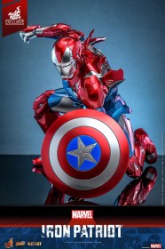 Iron Patriot Exclusive Marvel Comic Diecast Masterpiece 1/6 Action Figure by Hot Toys