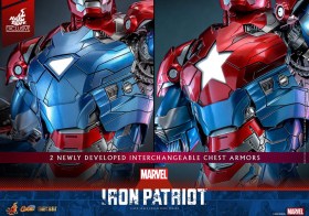 Iron Patriot Exclusive Marvel Comic Diecast Masterpiece 1/6 Action Figure by Hot Toys