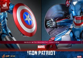 Iron Patriot Exclusive Marvel Comic Diecast Masterpiece 1/6 Action Figure by Hot Toys