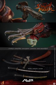 Akaoni Samurai Predator Alien vs. Predator Artist Collection 1/6 Action Figure by Hot Toys