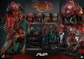 Akaoni Samurai Predator Alien vs. Predator Artist Collection 1/6 Action Figure by Hot Toys