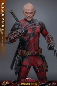 Deadpool (Battling Version) Deadpool & Wolverine Movie Masterpiece 1/6 Action Figure by Hot Toys
