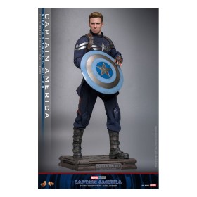 Captain America (Stealth S.T.R.I.K.E. Suit) 2.0 Captain America The Winter Soldier 1/6 Action Figure by Hot Toys