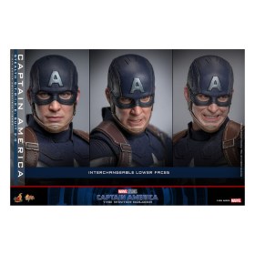 Captain America (Stealth S.T.R.I.K.E. Suit) 2.0 Captain America The Winter Soldier 1/6 Action Figure by Hot Toys