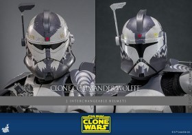 Clone Commander Wolffe Star Wars The Clone Wars 1/6 Action Figure by Hot Toys