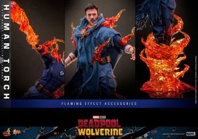 Human Torch Deadpool & Wolverine Movie Masterpiece 1/6 Action Figure by Hot Toys