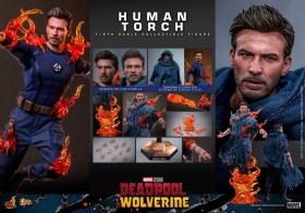 Human Torch Deadpool & Wolverine Movie Masterpiece 1/6 Action Figure by Hot Toys