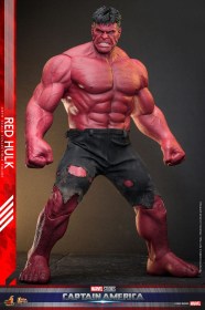 Red Hulk Captain America Brave New World 1/6 Action Figure by Hot Toys