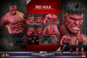 Red Hulk Captain America Brave New World 1/6 Action Figure by Hot Toys