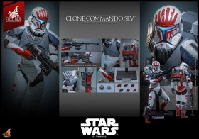 Clone Commando Sev Exclusive Star Wars The Clone Wars 1/6 Action Figure by Hot Toys
