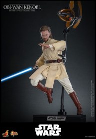 Obi-Wan Kenobi Star Wars Episode II Attack of the Clones 1/6 Action Figure by Hot Toys