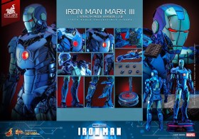 Iron Man Mark III (Stealth Mode Ver.) 2.0 Iron Man 1/6 Action Figure by Hot Toys