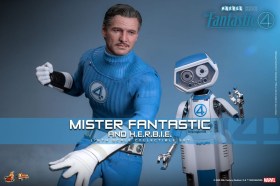 Mister Fantastic & H.E.R.B.I.E. The Fantastic Four First Steps 2-Pack 1/6 Action Figure by Hot Toys