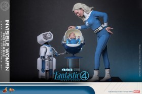 Invisible Woman & H.E.R.B.I.E. The Fantastic Four First Steps 2-Pack 1/6 Action Figure by Hot Toys