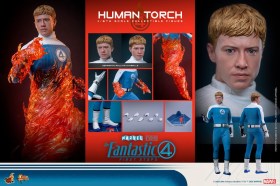 Human Torch The Fantastic Four First Steps 1/6 Action Figure by Hot Toys