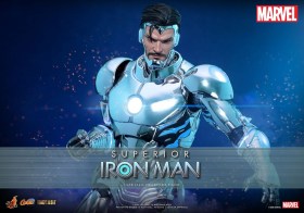 Superior Iron Man Marvel Comic 1/6 Action Figure by Hot Toys