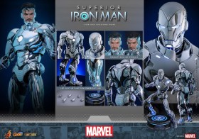 Superior Iron Man Marvel Comic 1/6 Action Figure by Hot Toys