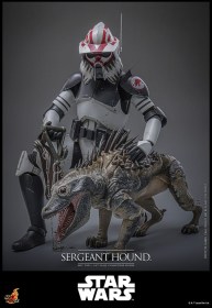Sergeant Hound Star Wars The Clone Wars 1/6 Action Figure by Hot Toys
