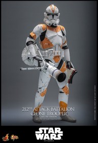 212th Attack Battalion Clone Trooper Deluxe Version Star Wars The Clone Wars 1/6 Action Figure by Hot Toys