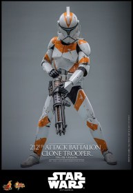 212th Attack Battalion Clone Trooper Deluxe Version Star Wars The Clone Wars 1/6 Action Figure by Hot Toys