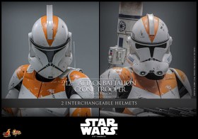 212th Attack Battalion Clone Trooper Deluxe Version Star Wars The Clone Wars 1/6 Action Figure by Hot Toys