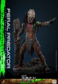 Feral Predator (Battle Damaged Version) Prey 1/6 Action Figure by Hot Toys