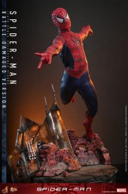 Spider-Man (Battle Damaged Version) 1/6 Action Figure by Hot Toys