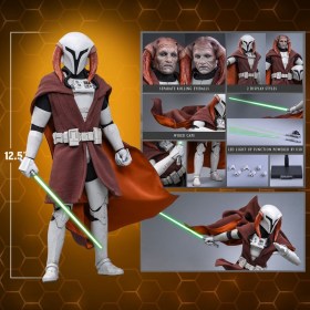 Saesee Tiin (Clone Armor) Exclusive Star Wars The Clone Wars 1/6 Action Figure by Hot Toys