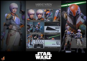 Sabine Wren Star Wars Rebels 1/6 Action Figure by Hot Toys