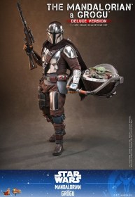 The Mandalorian and Grogu (Deluxe Version) Star Wars 1/6 Action Figure by Hot Toys