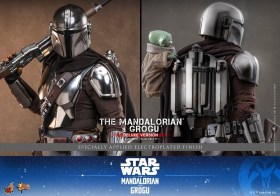 The Mandalorian and Grogu (Deluxe Version) Star Wars 1/6 Action Figure by Hot Toys