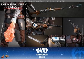 The Mandalorian and Grogu (Deluxe Version) Star Wars 1/6 Action Figure by Hot Toys