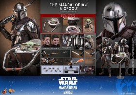 The Mandalorian and Grogu (Deluxe Version) Star Wars 1/6 Action Figure by Hot Toys