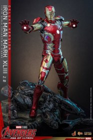 Iron Man Mark XLIII (2.0) (Deluxe Version) Avengers Age of Ultron 1/6 Action Figure by Hot Toys