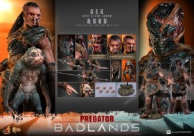 Dek (Bone Bison Armor) and Bud Predator Badlands 1/6 Action Figures 2-Pack by Hot Toys